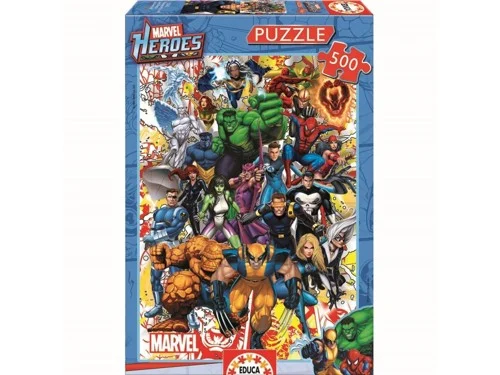 Educa Pussel: Marvel Heroes 500 Bitar, bild 2
