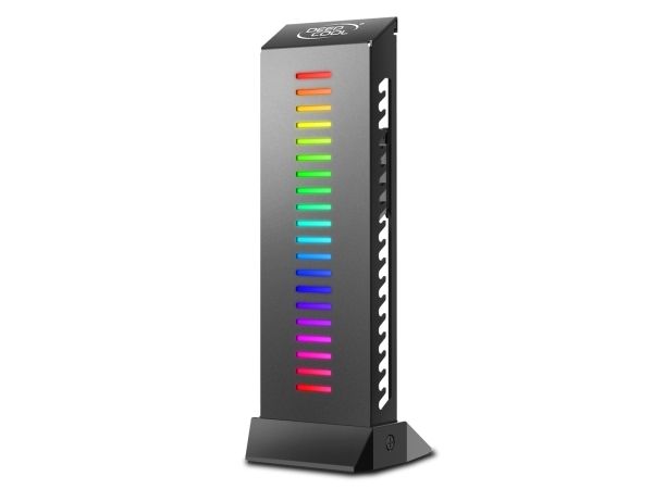 DeepCool GH-01 A-RGB, Full Tower, Grafikkortshållare, Svart, Multifärg, 5 V, 1,2 W