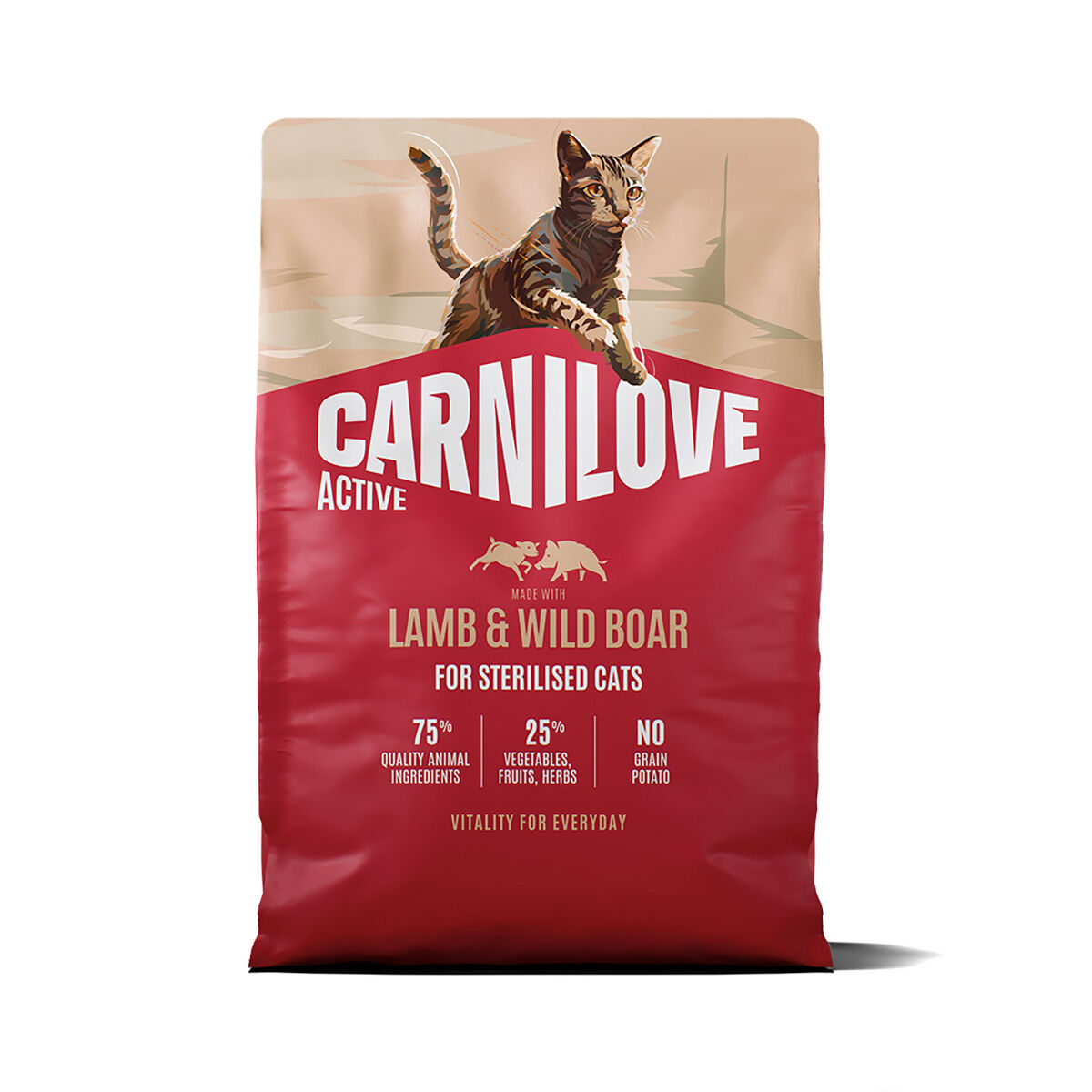 Carnilove Cat Active Sterilised Lamb & Wild Boar Torrfoder till Katt 2 kg