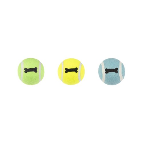 Flamingo - Dog Toy - Smash Tennis Balls - 6.5 cm x 3
