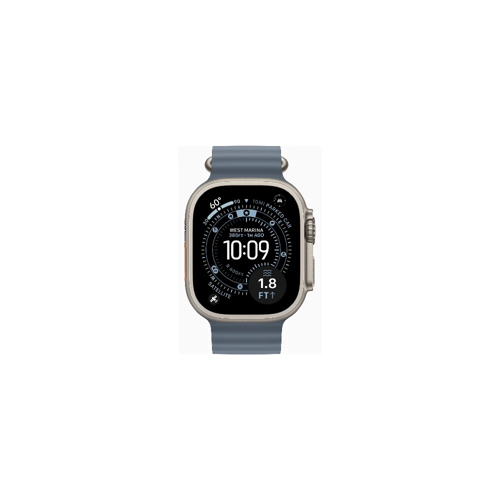 Apple Watch Ultra 3 GPS + Cell 49 mm naturlig titan, havsband