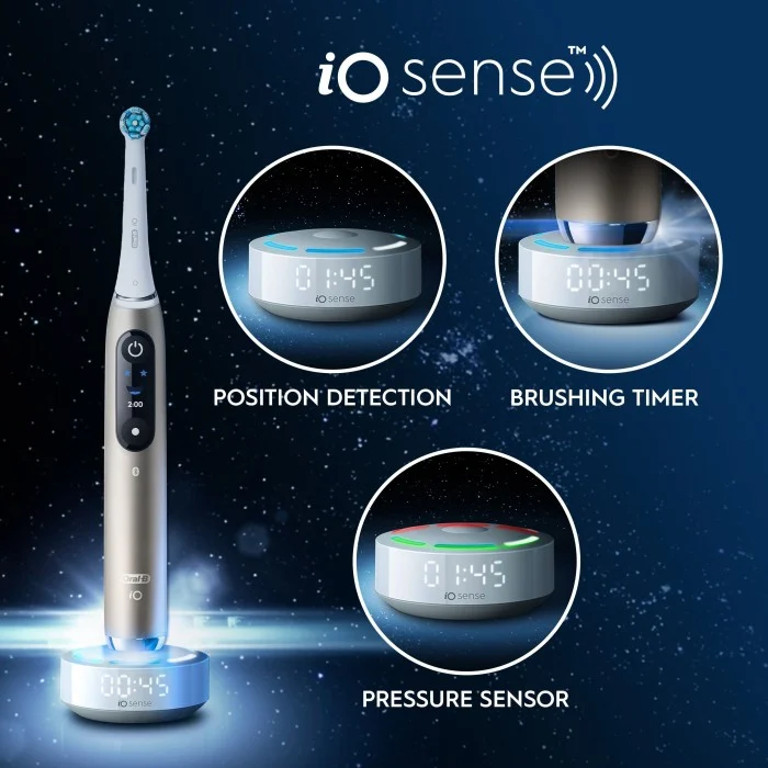 Oral-B iO10 Eclipse Gold eltandborste, bild 3