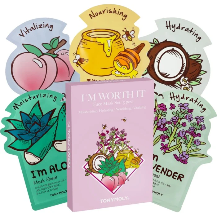 Tonymoly I´m Worth It Face Mask Set 5 pcs