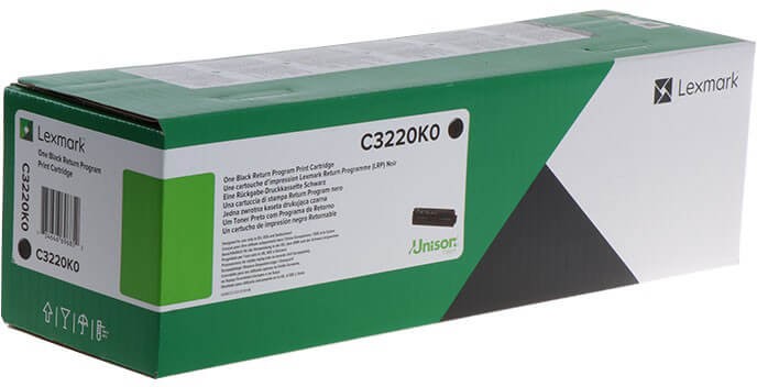Lexmark C3220K0 tonerkassett 1 Styck, svart, bild 3