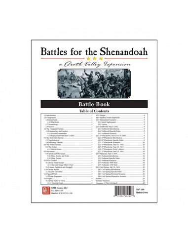 Battles for the Shenandoah: A Death Valley Expansion