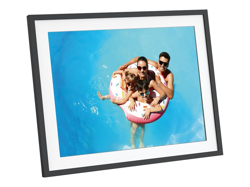 17" AgfaPhoto Digital Photo Frame, IPS 1280x960, kortläsare MicroSD, WiFi - Svart