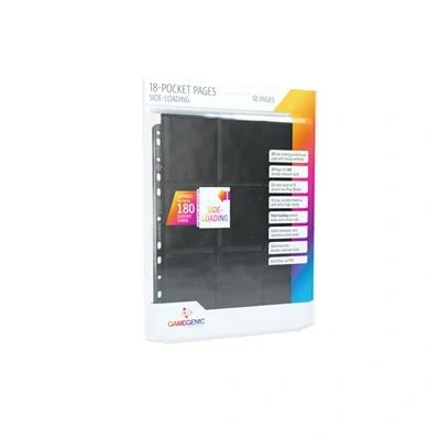 Gamegenic Sideload 18-Pocket Pages Black (10 Pages), bild 2