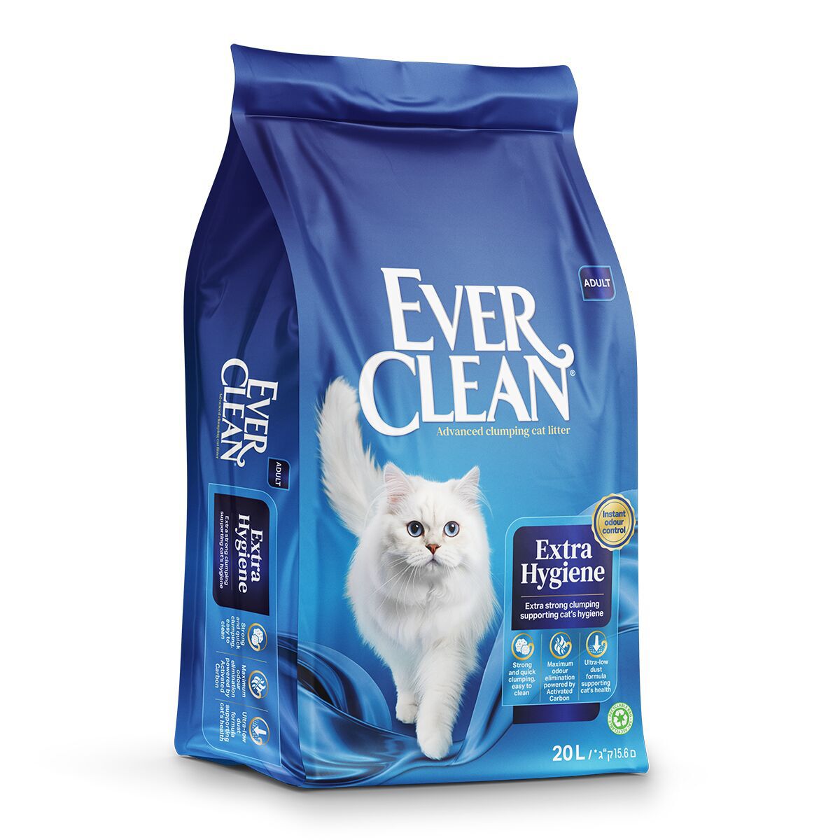Ever Clean Extra Strong Unscented Kattsand 20 l