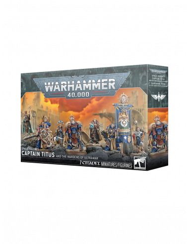 Warhammer 40K Space Marines - Captain Titus And The Wardens of Ultramar