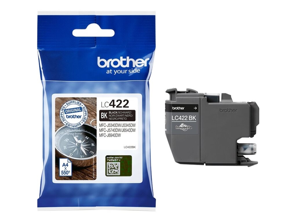 Brother LC422 bläckpatron (svart)