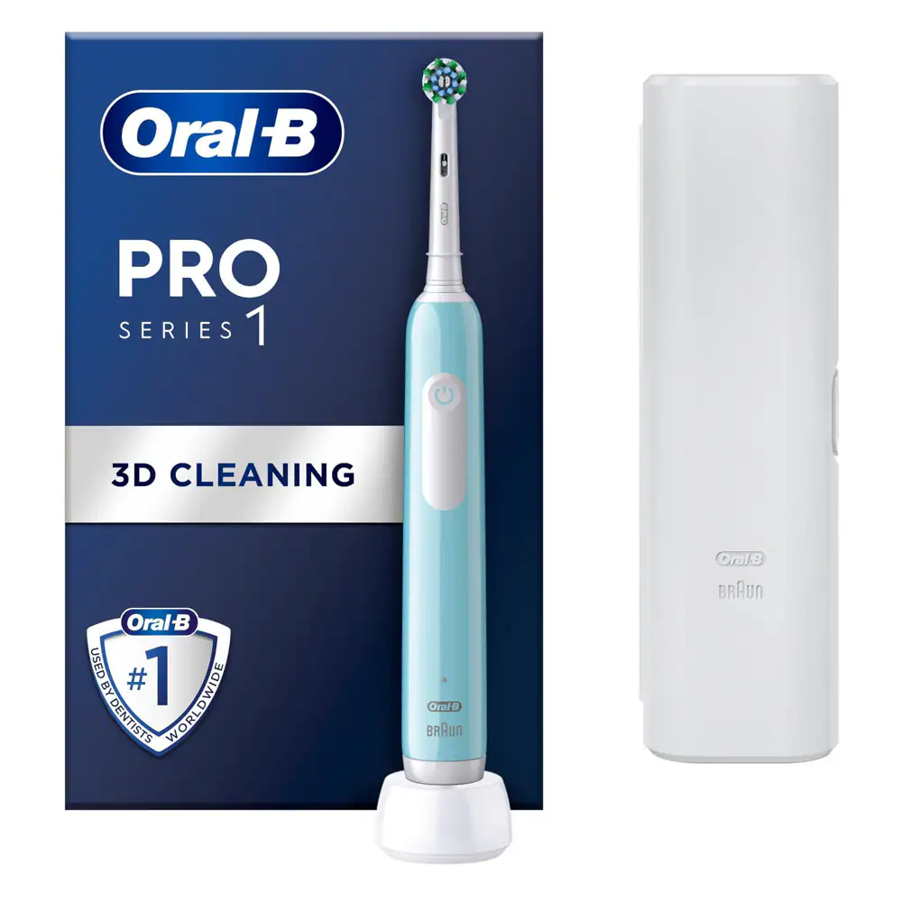 Oral B Pro Series 1 Electric Toothbrush Designed By Braun Blue