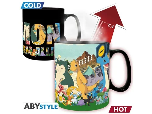 Pokemon Gotta catch em all Heat Change Ceramic Mug, bild 2