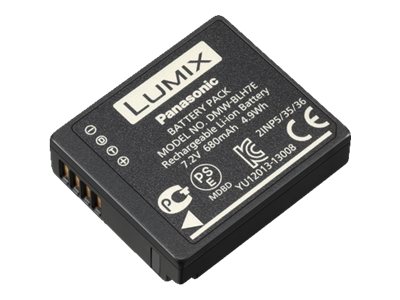Panasonic DMW-BLH7 - Batteri - Li-Ion - 680 mAh - svart - för Panasonic DMW-BTC12 Lumix DMC-LX10, LX9 Lumix G DC-GF10, GF90, GF9W, GX800, GX850, GX880