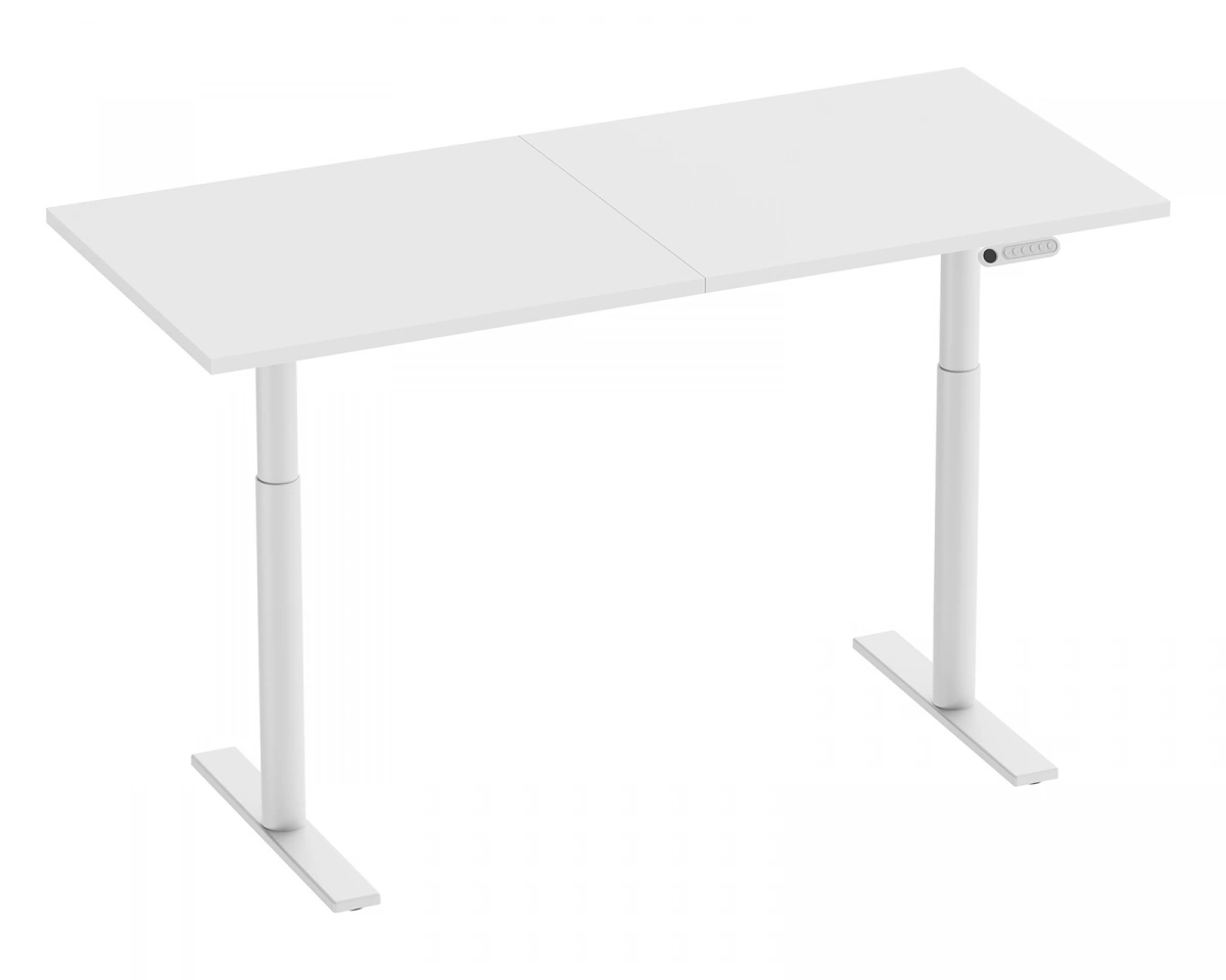 MaxMount Premium Skrivbord Höj och Sänkbart (160 x 70 cm) Elektrisk - Vit