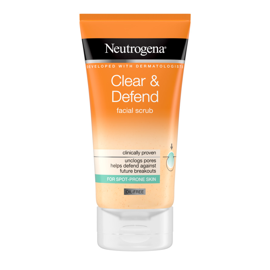 Neutrogena Clear & Defend 2 % Salicylic Acid Face Scrub 150 ml, bild 4