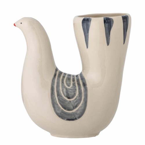 Bloomingville - Trudy Vas H19 cm - Vit Stengods