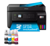 Epson EcoTank ET-4800, skrivare + scanner + kopiator + fax, 10/5 ppm ISO, 1200x2400 dpi scanner, display, ADM, AirPrint, USB/WiFi, bild 2