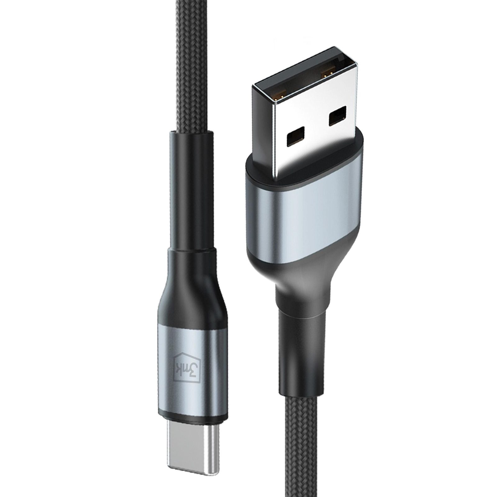3mk Hyper Cable N-SERIES USB-A / USB-C 2m 9V/2A 18W / svart, bild 4