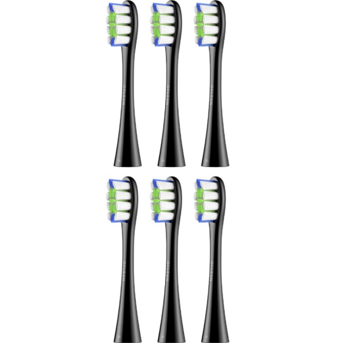 Oclean Professional Clean borstar 6 St, svart