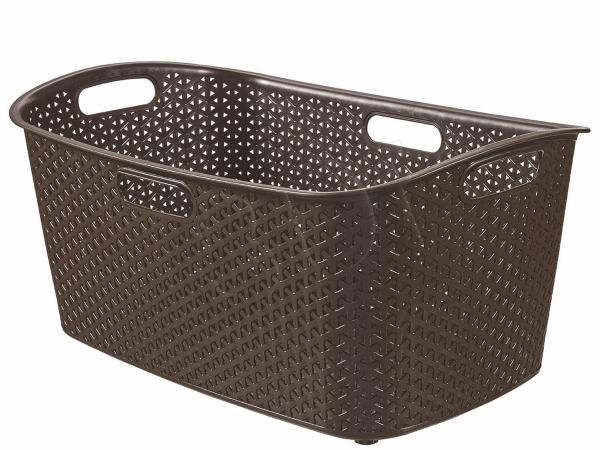 Curver My Style tvättkorg 47 l, 1 fack, brun