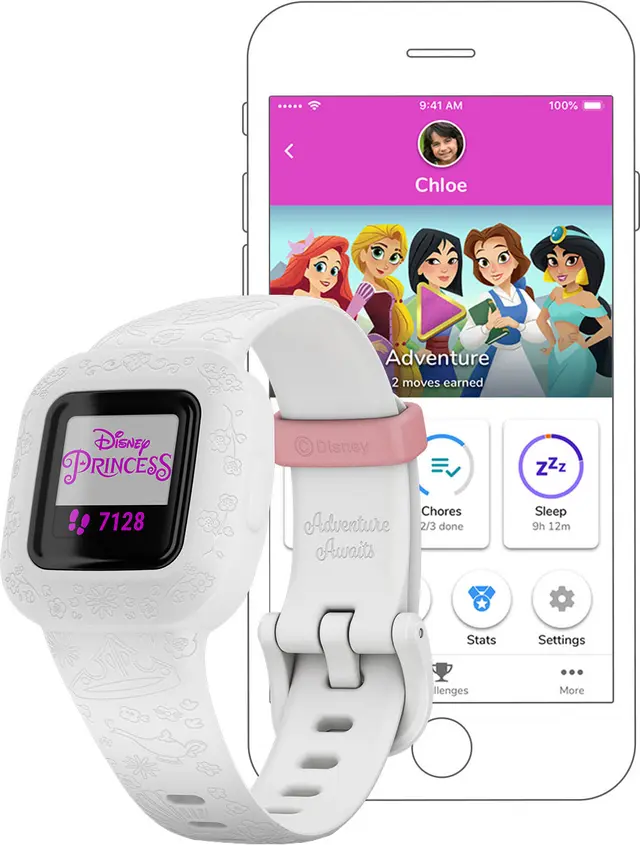 Garmin Vivofit Jr. 3, Disney Princess aktivitetsarmband för barn