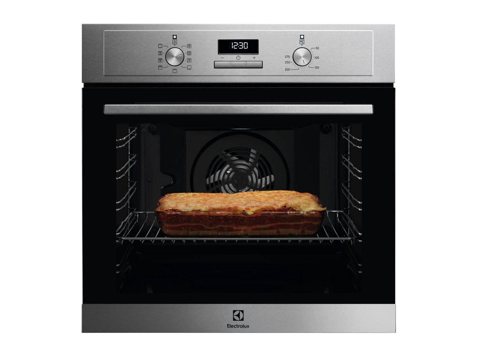 Electrolux EOF3H40X inbyggnadsugn 72 L, klass A, svart/rostfritt stål