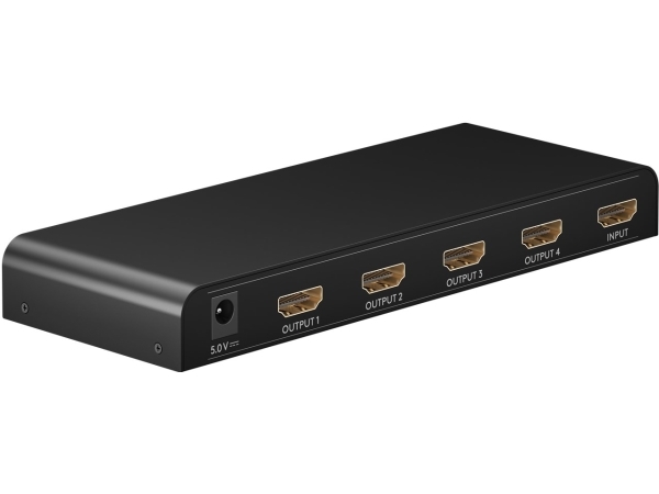 Goobay 1 till 4 HDMI-splitter- Svart