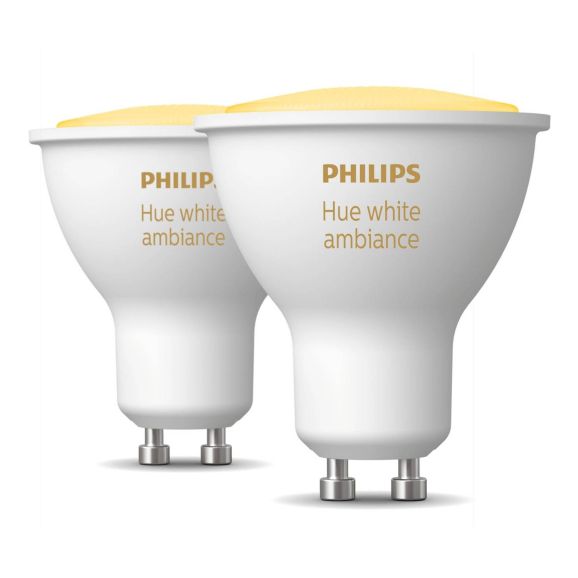 Philips Hue WA smart lampa 4.3W GU10 2 st
