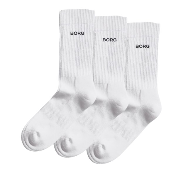Björn Borg Essential Crew Socks 3 Pack, 35-38, Multipack 1