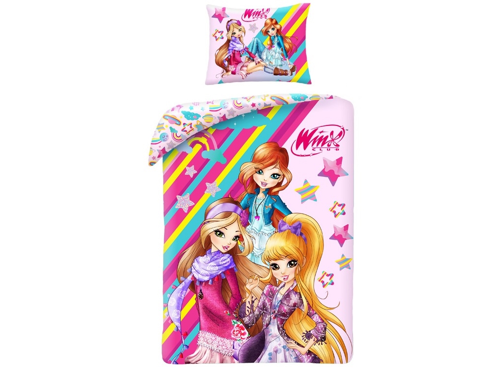 Winx Club sängkläder 140x200 cm bomull