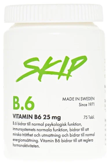 Skip B6 25 mg 75 Tabletter