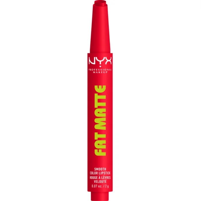NYX PROFESSIONAL MAKEUP Fat Matte Slick Click Lip Balm 15 Fuzzy Flame 15 Fuzzy Flame