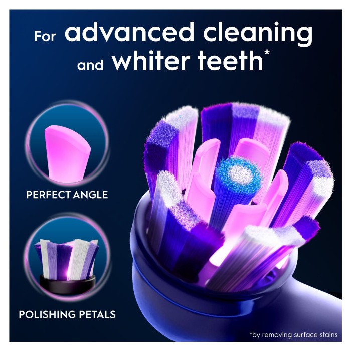 Oral-B iO Radiant White borsthuvuden 6 st, vit, bild 3