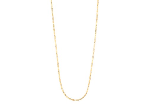 PILGRIM - PARISA Flat Link Chain Necklace - Gold - 40 cm, bild 2