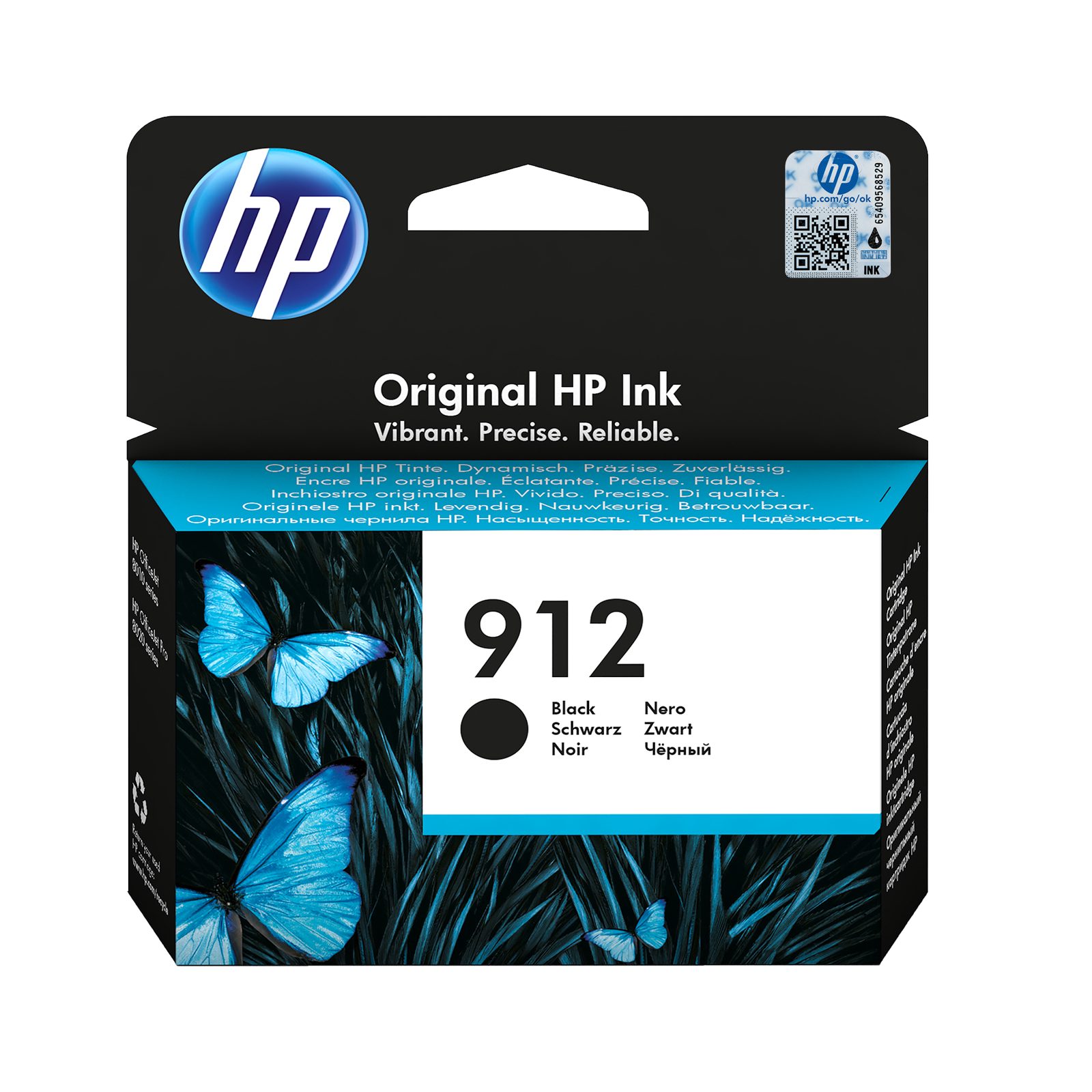 HP 912 1 Styck Original bläckpatron, svart 3yl80ae, bild 3
