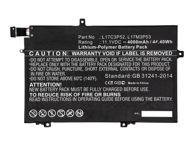 CoreParts - laptop battery - Li-Ion - 4000 mAh - 44.4 Wh
