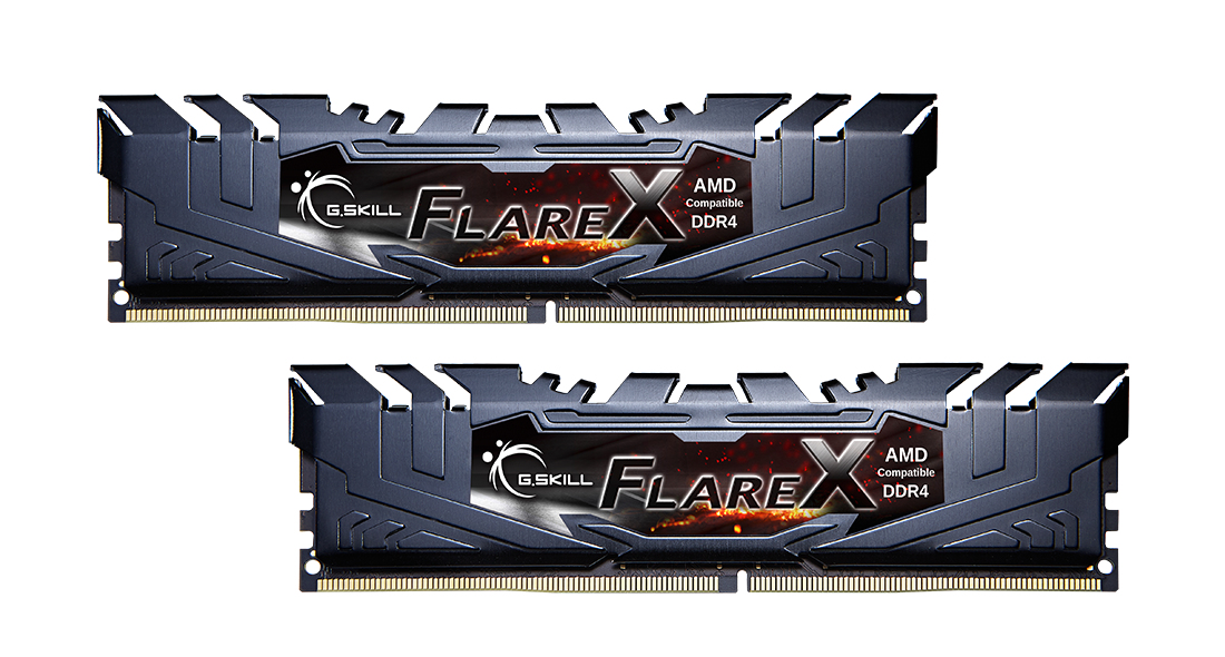 32 GB (2x16GB) DDR4-3200 G.Skill Flare X CL16, bild 2