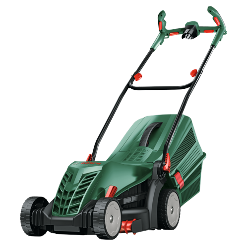 Bosch - UniversalRotak 34-405 - Kompakt Kabeldragen Gräsklippare med GrassCombs och 34 cm Klippbredd