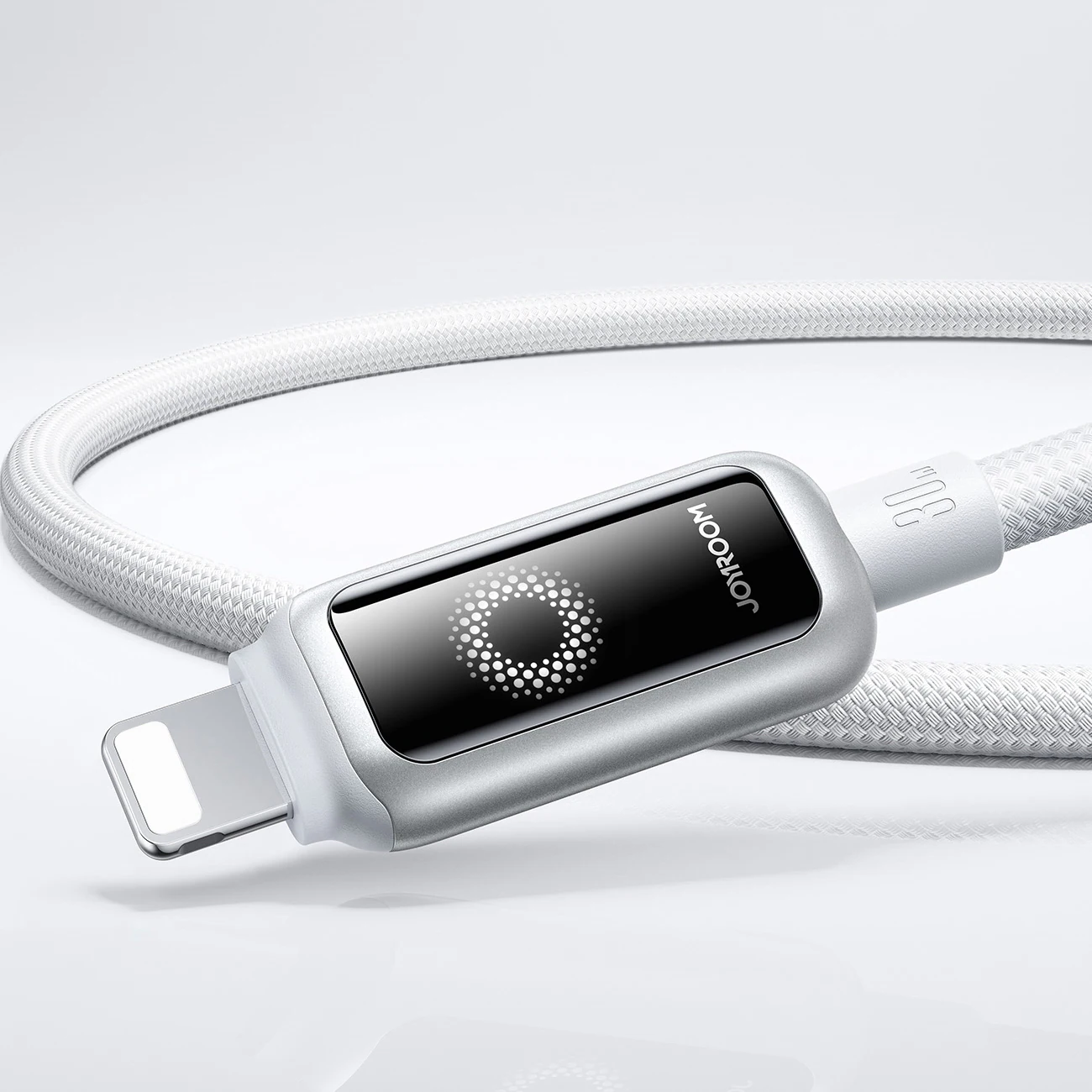 Joyroom USB-C till Lightning Snabbladdningskabel 30W, 1,2m - Vit, bild 4