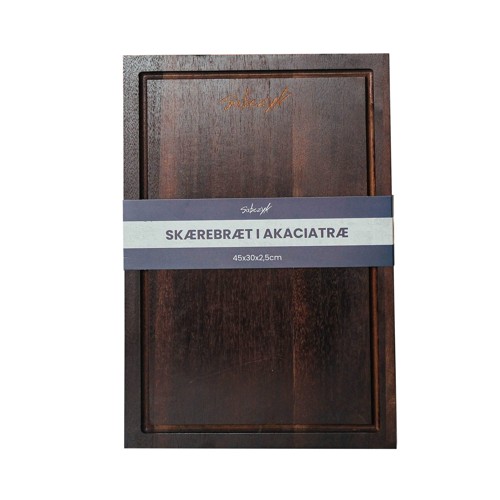 Sobczyk - Cutting Board in Acacia Wood - Natural Wood Hues - 45x30x2.5 cm