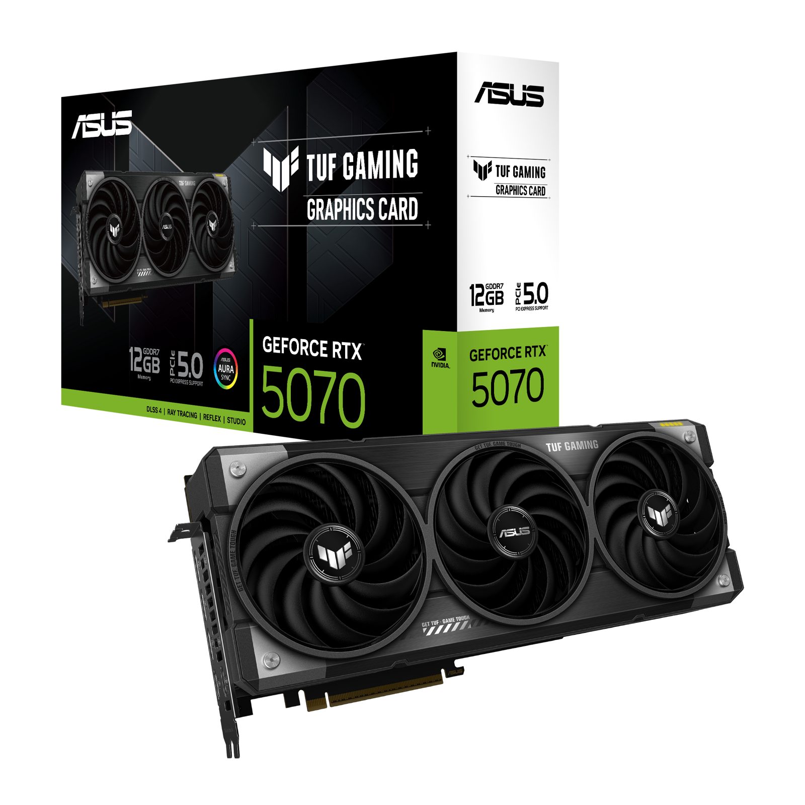 Asus GeForce RTX 5070 TUF Gaming 12 GB GDDR7, HDMI/3xDP, bild 3