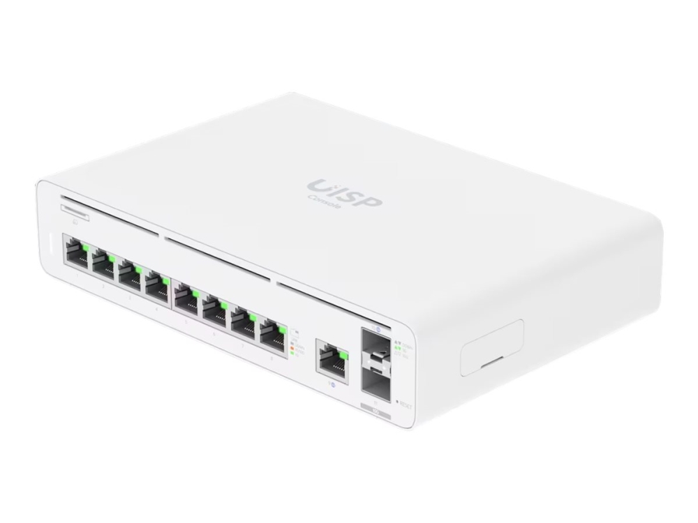 Ubiquiti Networks UISP Console, 9x1GbE LAN, 2x10GbE SFP+, rackmonterbar 1U