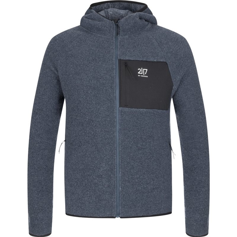 2117 of Sweden Skord Pile Hoodie H Midnight - M