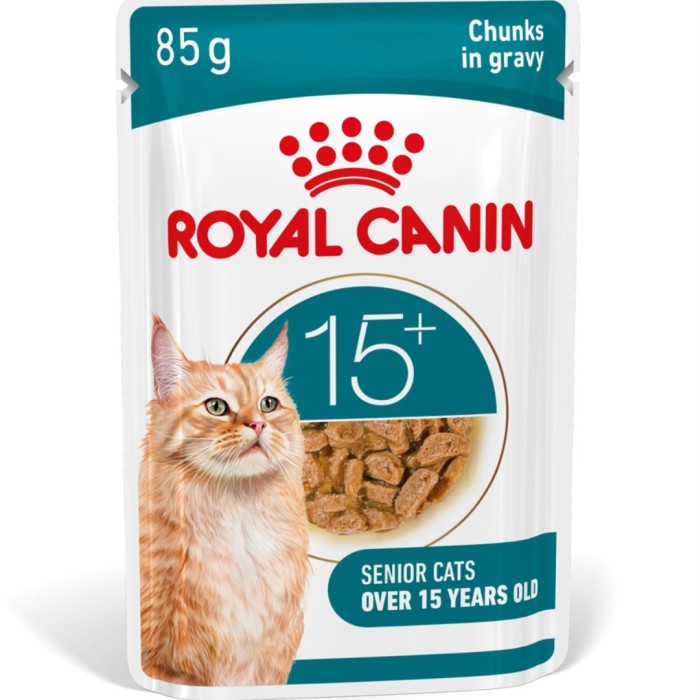 Royal Canin Ageing 15+ Bitar i sås Våtfoder för katt 12x85 g