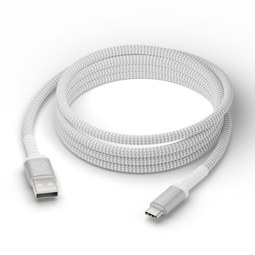 dbramante1928 - Re-charge - BRD Kabel - USB-A till USB-C, 2,5m - Vit