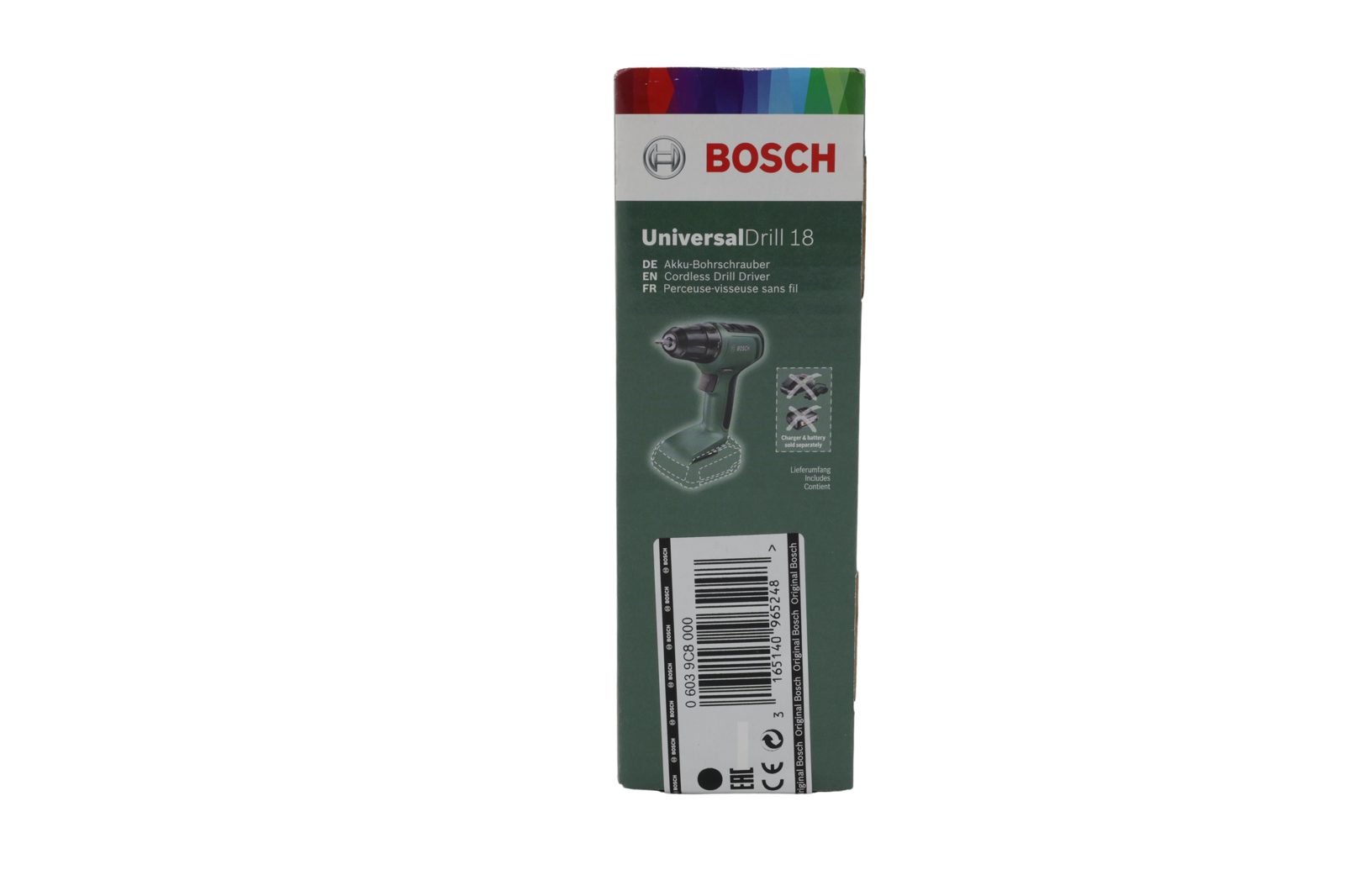 Bosch 06039C8000 skruv-/borrmaskin UniversalDrill 18 utan batteri - SOLO, bild 2