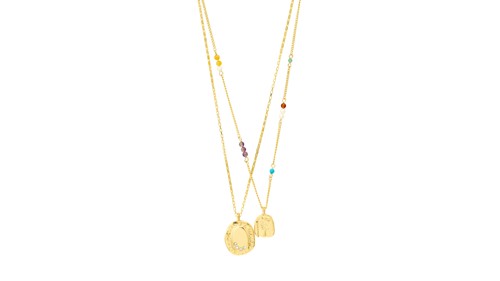 PILGRIM - HERE Necklace - Gold Plated - 38/40 cm + 12 cm Extension, bild 3