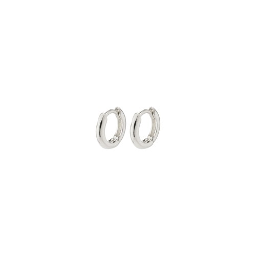 PILGRIM - TYRA Chunky Mini Hoop Earrings - Silver-Plated - 12 mm
