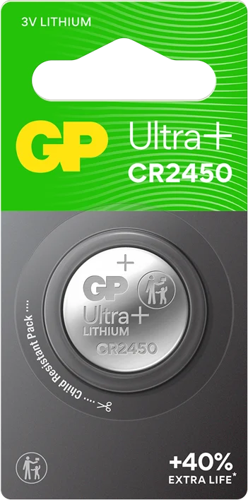 GP Litiumbatteri Knappcell CR2450 3V 1-P