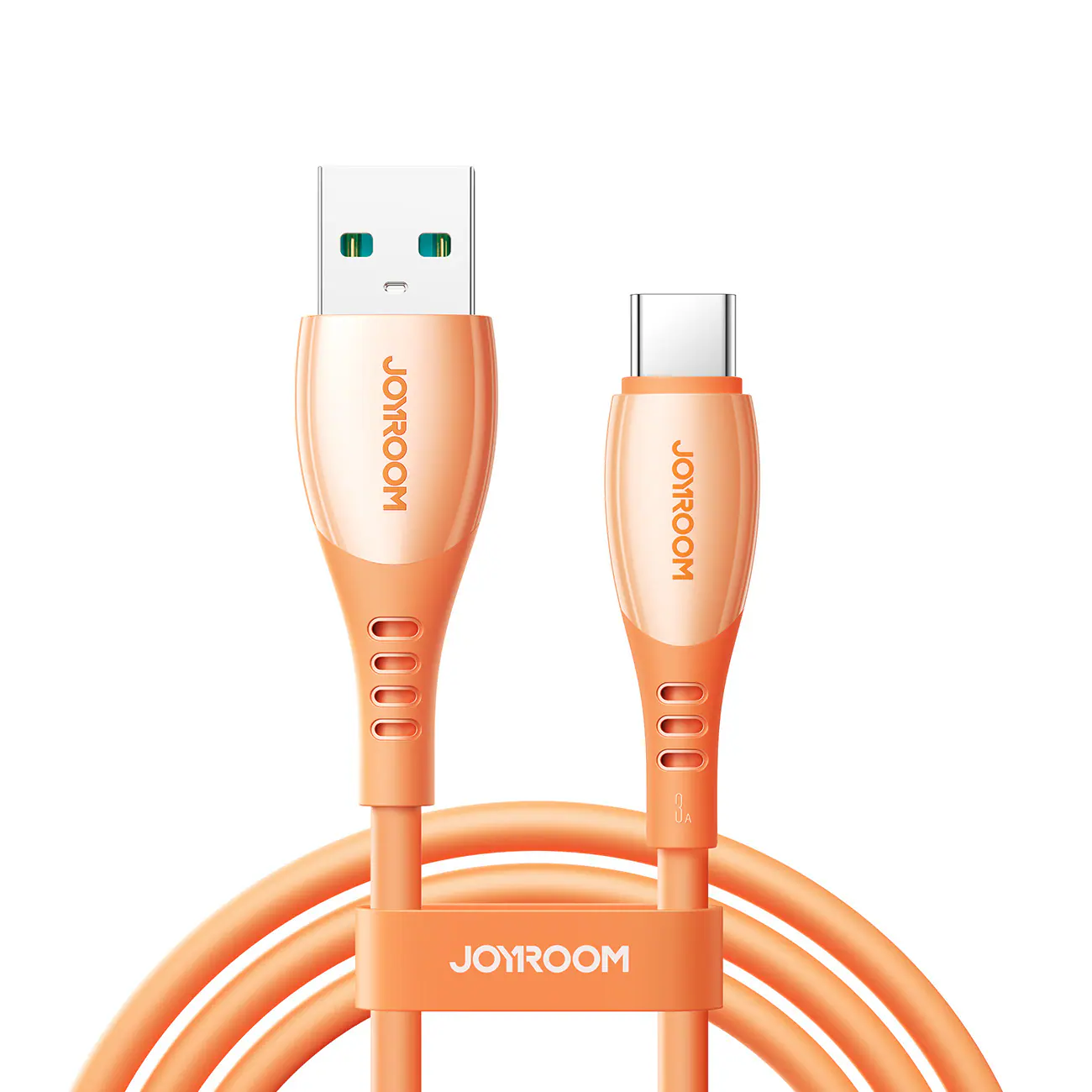 Joyroom S-A59 snabbladdningskabel USB-A till USB-C 1,2m – Orange